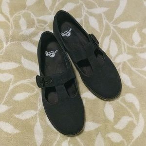 Dr. Marten's Woolwich canvas mary jane's